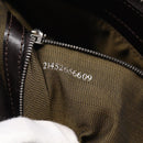 FENDI Zucca Canvas Mamma Baguette Shoulder Bag Brown Black Auth mr3209V-24