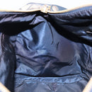 Christian Dior Trotter Canvas Hand Bag Navy Gold Auth mr3210-22