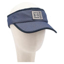 CHANEL Sports Sun Visor pile Navy CC Auth mr3212-1
