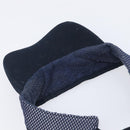 CHANEL Sports Sun Visor pile Navy CC Auth mr3212-11