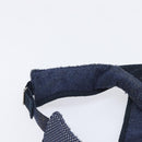 CHANEL Sports Sun Visor pile Navy CC Auth mr3212-13