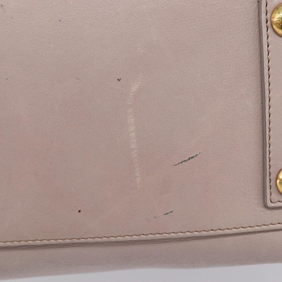 LOUIS VUITTON Cuir Cinema Hand Bag Leather Pink M93483 LV Auth mr3214