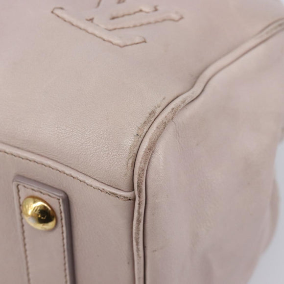 LOUIS VUITTON Cuir Cinema Hand Bag Leather Pink M93483 LV Auth mr3214