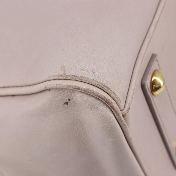 LOUIS VUITTON Cuir Cinema Hand Bag Leather Pink M93483 LV Auth mr3214