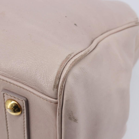 LOUIS VUITTON Cuir Cinema Hand Bag Leather Pink M93483 LV Auth mr3214
