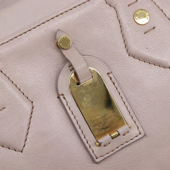 LOUIS VUITTON Cuir Cinema Hand Bag Leather Pink M93483 LV Auth mr3214