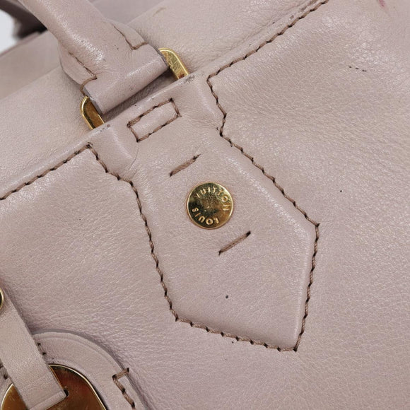 LOUIS VUITTON Cuir Cinema Hand Bag Leather Pink M93483 LV Auth mr3214
