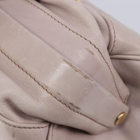 LOUIS VUITTON Cuir Cinema Hand Bag Leather Pink M93483 LV Auth mr3214