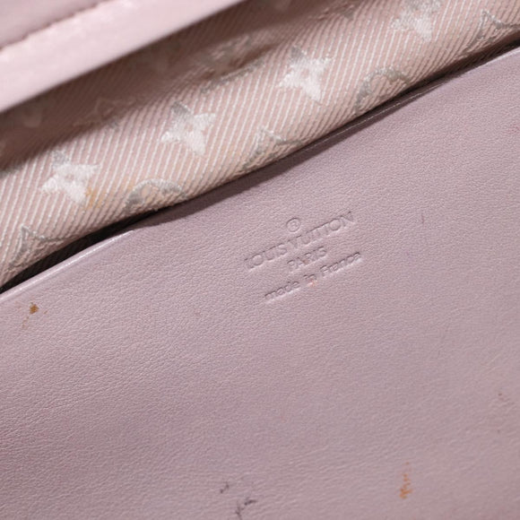 LOUIS VUITTON Cuir Cinema Hand Bag Leather Pink M93483 LV Auth mr3214