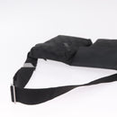 GUCCI GG Canvas Waist Bag Black Silver 28566 Auth mr3215-7