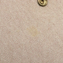 HERMES Sako Shoulder Bag Canvas Leather Beige Gold Auth mr3216V-16