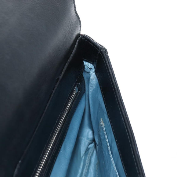 GUCCI Shoulder Bag Leather Black Red 524822 Auth mr3217V