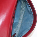 GUCCI Shoulder Bag Leather Black Red 524822 Auth mr3217V-28