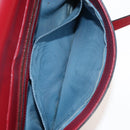 GUCCI Shoulder Bag Leather Black Red 524822 Auth mr3217V-33