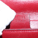 GUCCI Shoulder Bag Leather Black Red 524822 Auth mr3217V-34