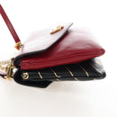 GUCCI Shoulder Bag Leather Black Red 524822 Auth mr3217V-4
