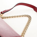 GUCCI Shoulder Bag Leather Black Red 524822 Auth mr3217V-8