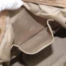 Miu Miu Hand Bag Leather 2way Beige Gold Auth mr3219A-24