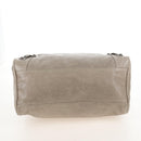 Balenciaga The Vero Hand Bag Leather 2way Beige 235216 Auth mr3220V-12