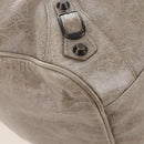 Balenciaga The Vero Hand Bag Leather 2way Beige 235216 Auth mr3220V-13