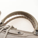 Balenciaga The Vero Hand Bag Leather 2way Beige 235216 Auth mr3220V-8