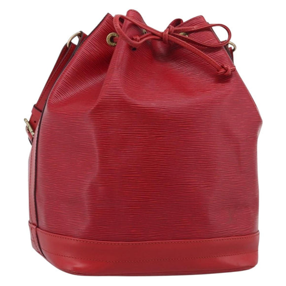 LOUIS VUITTON Epi Petit Noe Shoulder Bag Red M44107 LV Auth mr3221A