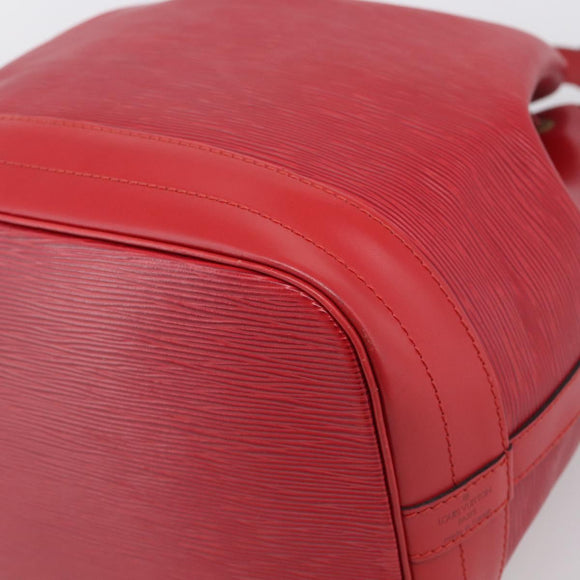 LOUIS VUITTON Epi Petit Noe Shoulder Bag Red M44107 LV Auth mr3221A