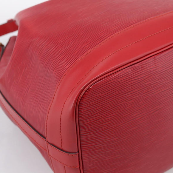LOUIS VUITTON Epi Petit Noe Shoulder Bag Red M44107 LV Auth mr3221A