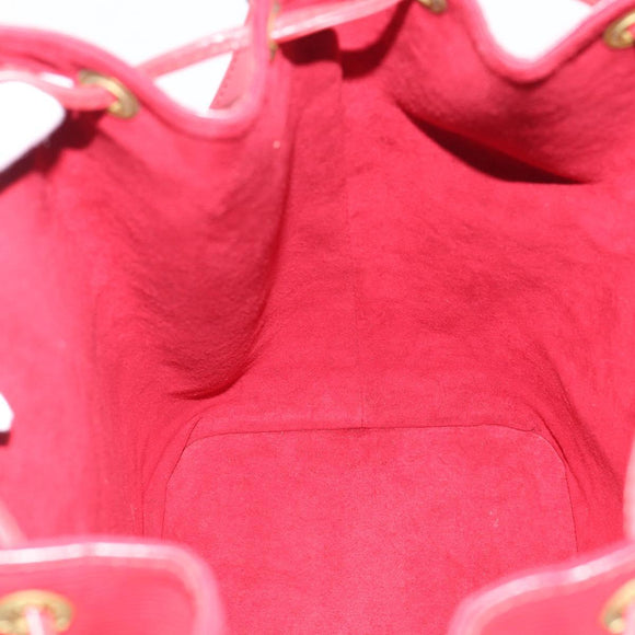 LOUIS VUITTON Epi Petit Noe Shoulder Bag Red M44107 LV Auth mr3221A