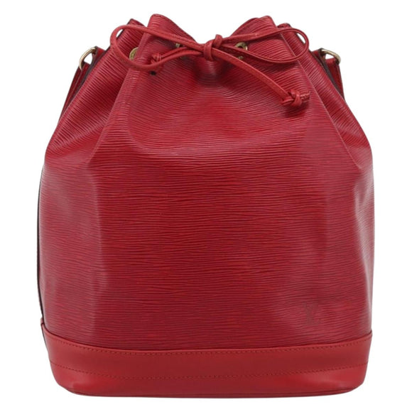 LOUIS VUITTON Epi Petit Noe Shoulder Bag Red M44107 LV Auth mr3221A