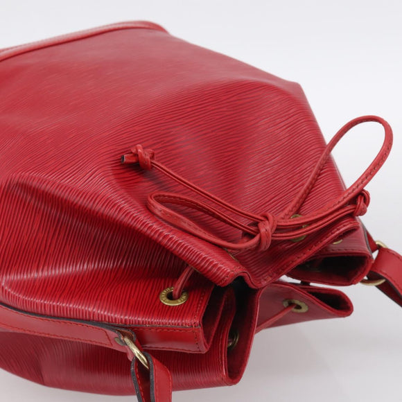 LOUIS VUITTON Epi Petit Noe Shoulder Bag Red M44107 LV Auth mr3221A