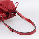 LOUIS VUITTON Epi Petit Noe Shoulder Bag Red M44107 LV Auth mr3221A-7