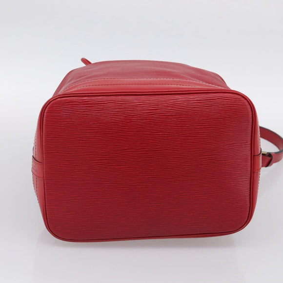 LOUIS VUITTON Epi Petit Noe Shoulder Bag Red M44107 LV Auth mr3221A