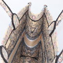 Christian Dior Book Tote Butterfly Hand Bag Canvas Beige Auth mr3224V-17