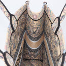 Christian Dior Book Tote Butterfly Hand Bag Canvas Beige Auth mr3224V-18