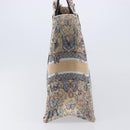 Christian Dior Book Tote Butterfly Hand Bag Canvas Beige Auth mr3224V-4