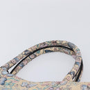 Christian Dior Book Tote Butterfly Hand Bag Canvas Beige Auth mr3224V-8