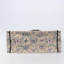 Christian Dior Book Tote Butterfly Hand Bag Canvas Beige Auth mr3224V-9