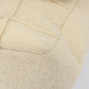 CHANEL Shoulder Bag Mouton Beige Silver CC Auth mr3227-10