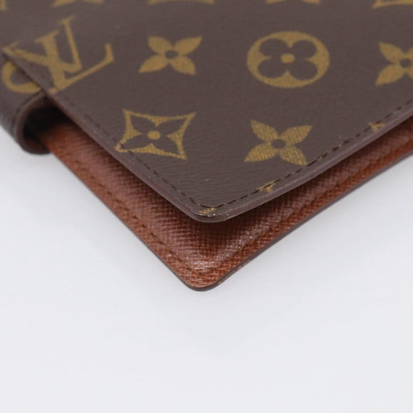 LOUIS VUITTON Monogram Agenda PM Day Planner Cover R20005 LV Auth mr3228A