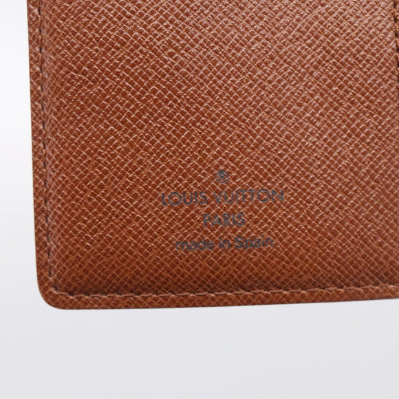 LOUIS VUITTON Monogram Agenda PM Day Planner Cover R20005 LV Auth mr3228A