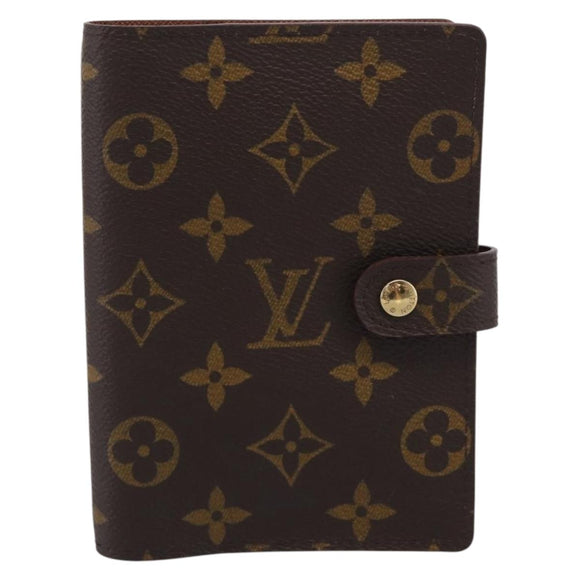 LOUIS VUITTON Monogram Agenda PM Day Planner Cover R20005 LV Auth mr3228A