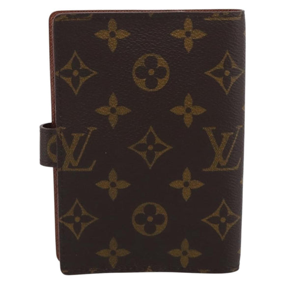 LOUIS VUITTON Monogram Agenda PM Day Planner Cover R20005 LV Auth mr3228A