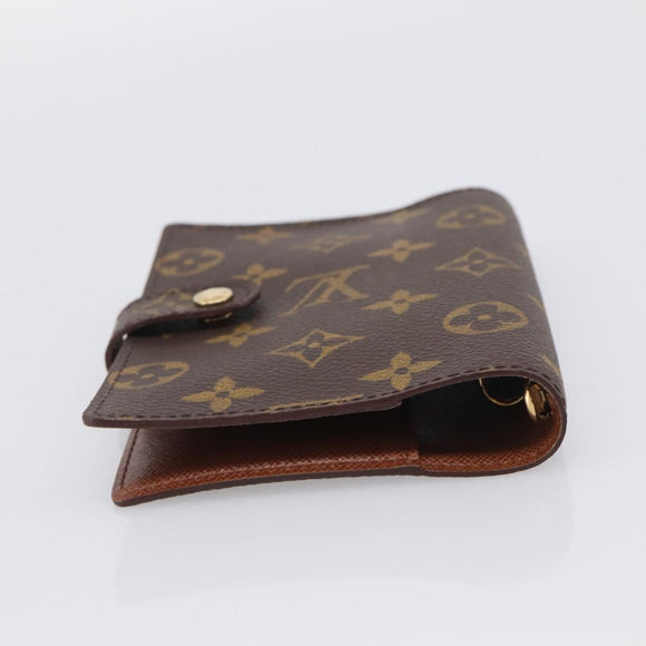 LOUIS VUITTON Monogram Agenda PM Day Planner Cover R20005 LV Auth mr3228A