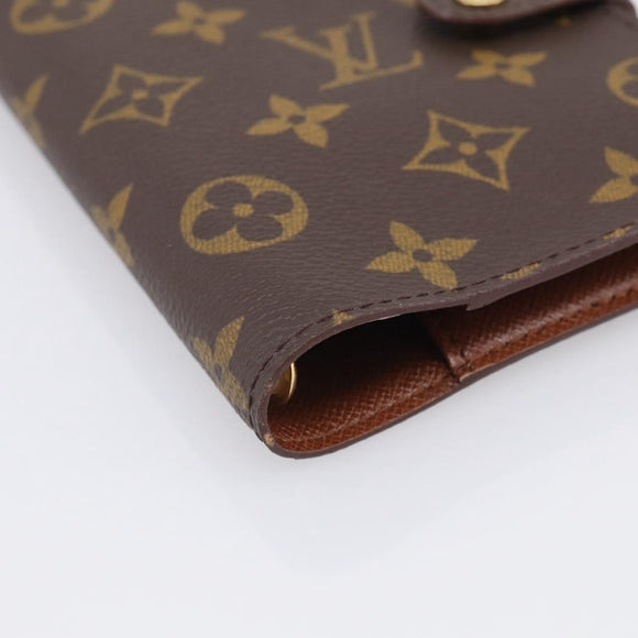 LOUIS VUITTON Monogram Agenda PM Day Planner Cover R20005 LV Auth mr3228A
