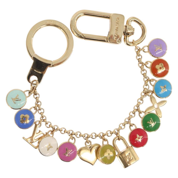 LOUIS VUITTON Monogram Porte Cles Chainne Pastilles Charm M65380 Auth mr3229V