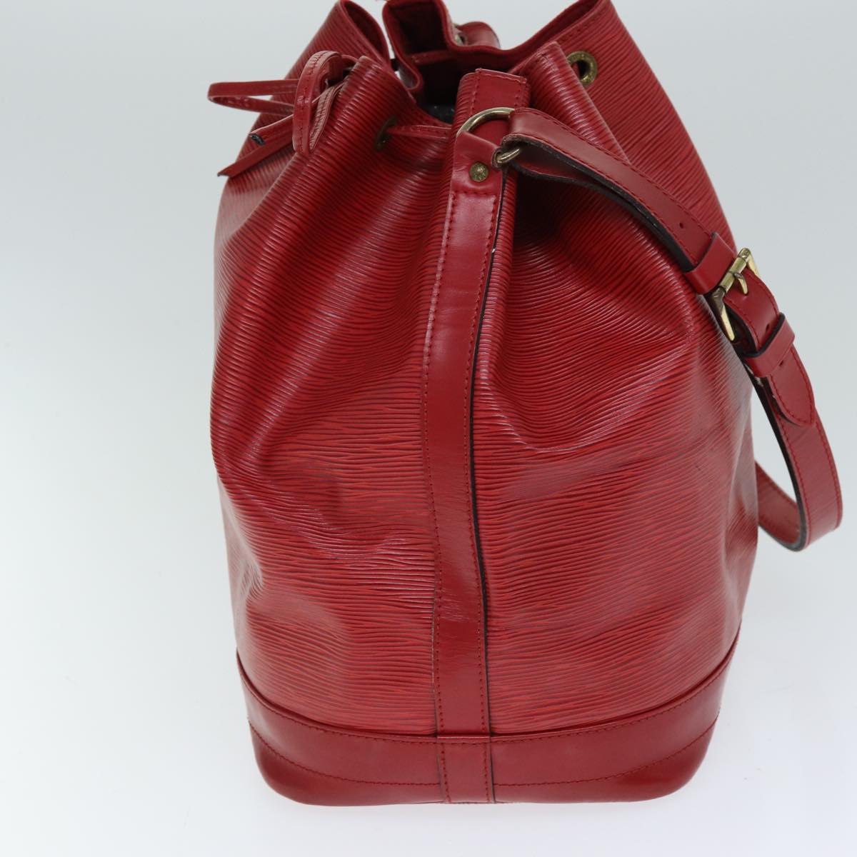 LOUIS VUITTON Epi Noe Shoulder Bag Red M44007 LV Auth mr323