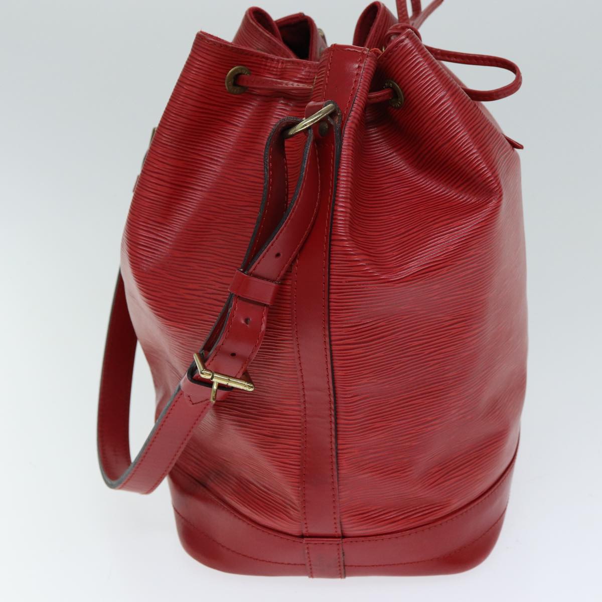 LOUIS VUITTON Epi Noe Shoulder Bag Red M44007 LV Auth mr323