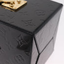 LOUIS VUITTON Monogram Vernis Bleecker Cosmetic Pouch Black LV Auth mr3231A-12