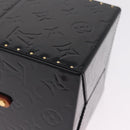 LOUIS VUITTON Monogram Vernis Bleecker Cosmetic Pouch Black LV Auth mr3231A-14
